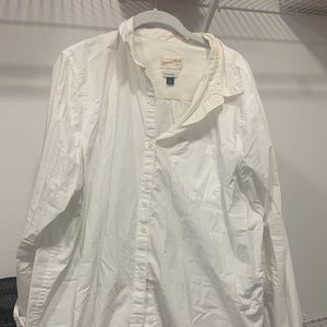 White Button Down XXL